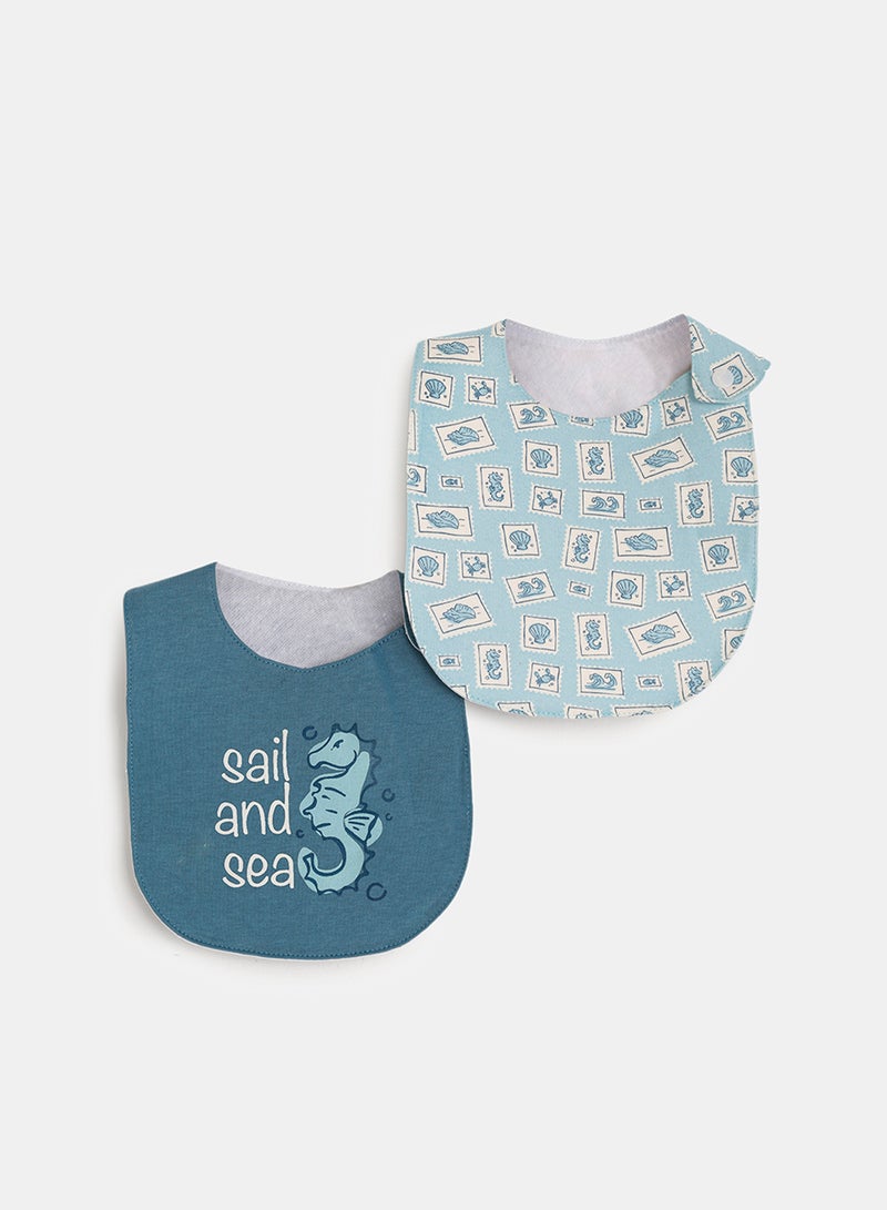 Junior Baby Boys Bibs Pack Of 2 - Image 1